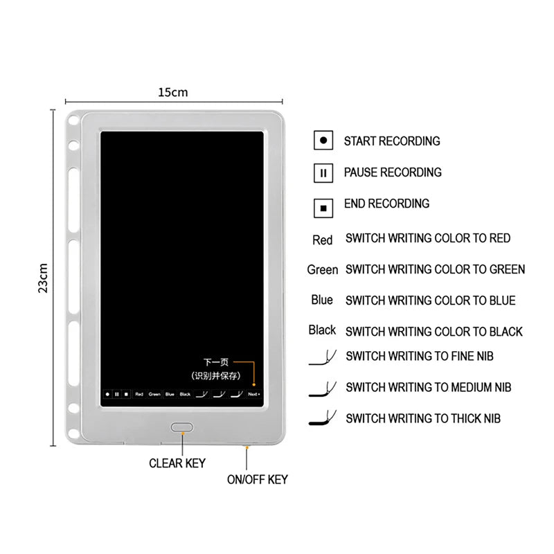 Digital Smart Pen with Voice Recording for Students and Professionals