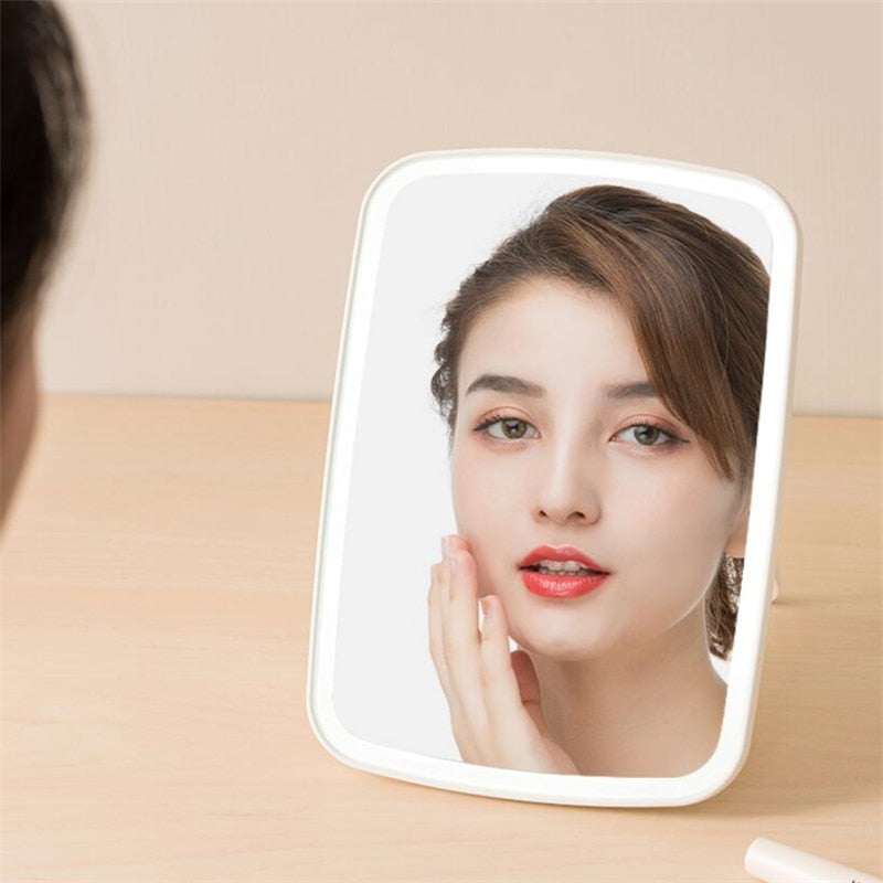 Intelligent Portable Folding makeup mirror