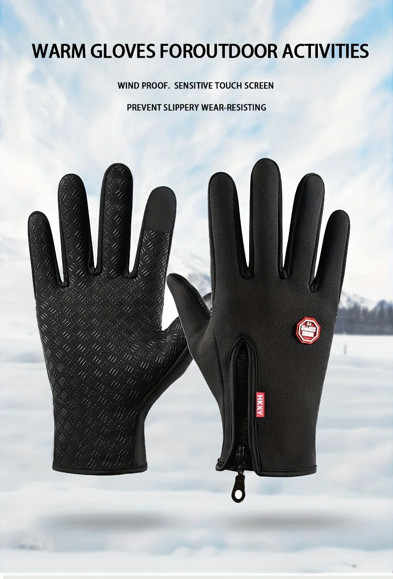 Unisex Touchscreen Winter Windproof, Non slip Gloves