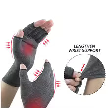 Pain Relief Fingerless Compression Therapy Gloves