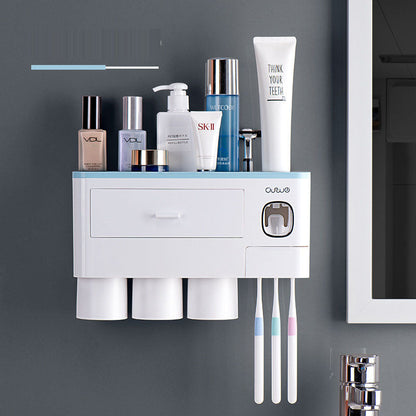 Wall-Mounted Toothbrush Holder Wash Set