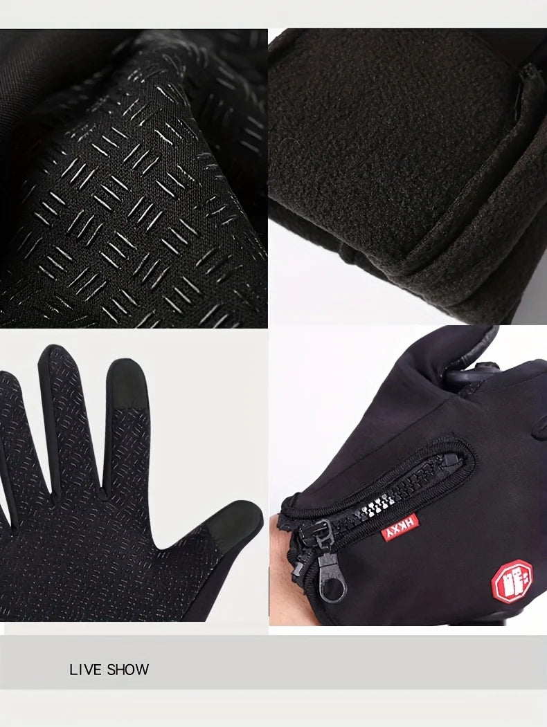Unisex Touchscreen Winter Windproof, Non slip Gloves