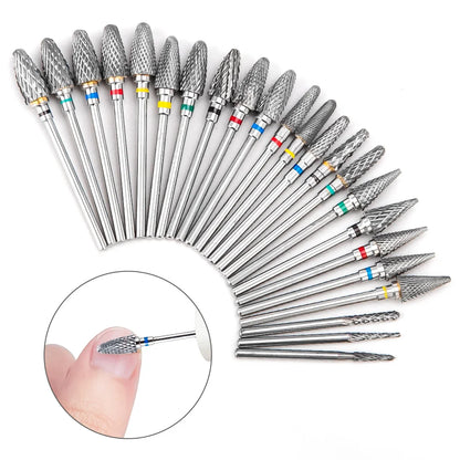 Electric Ceramic Nail Drill Bits for Manicure Pedicure