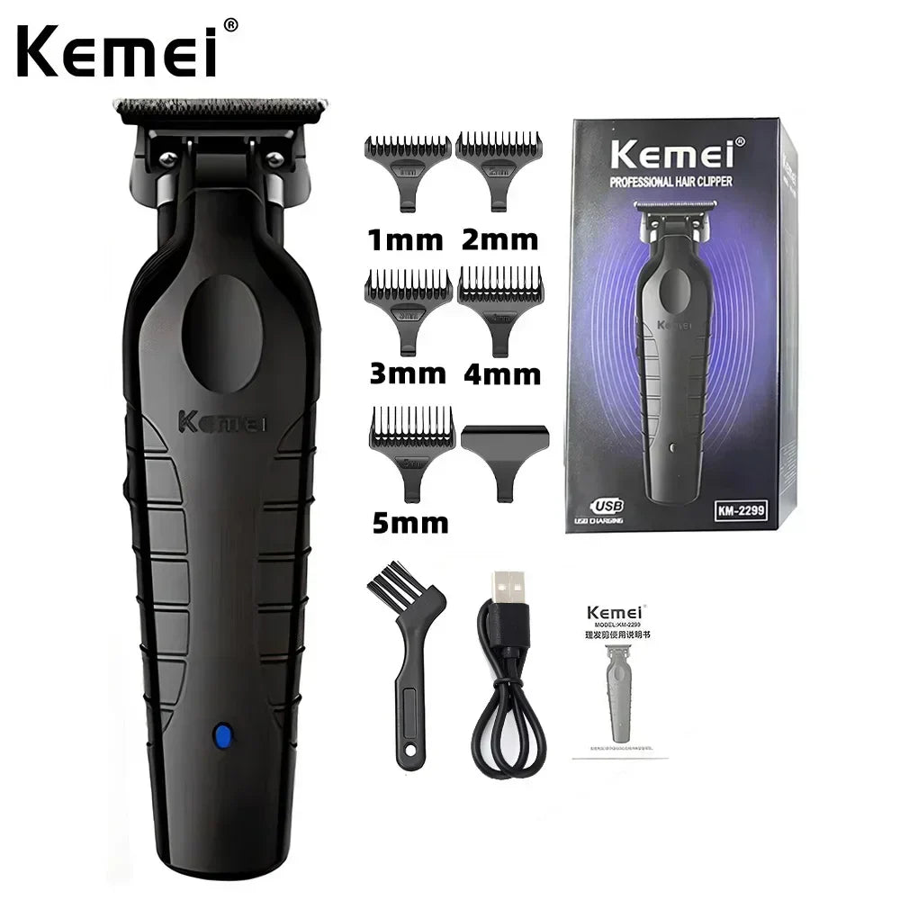 Kemei 2299 Barber Cordless Hair Trimmer