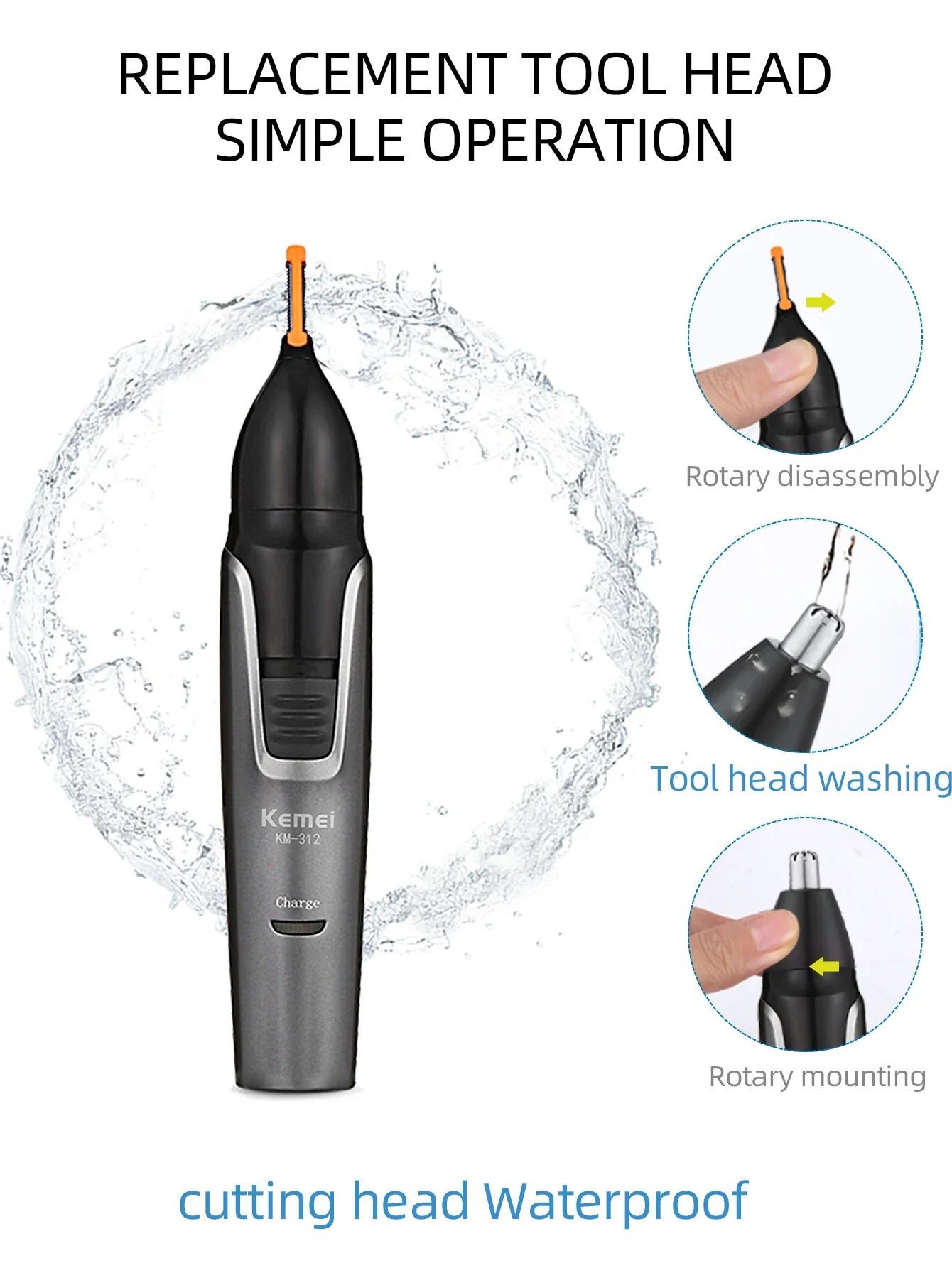 3 in 1 Rechargeable Men's Trimmer