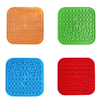 Silicone licking pad Pet Dog Lick Pad Bath