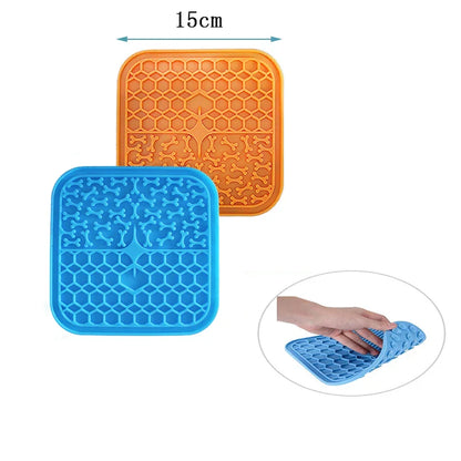 Silicone licking pad Pet Dog Lick Pad Bath