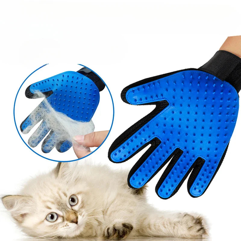 Cats Pet Products Hair Removal Brush Wool Gloves